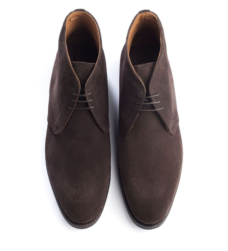 Brown Suede Fenland Lace Up Chukka Boots