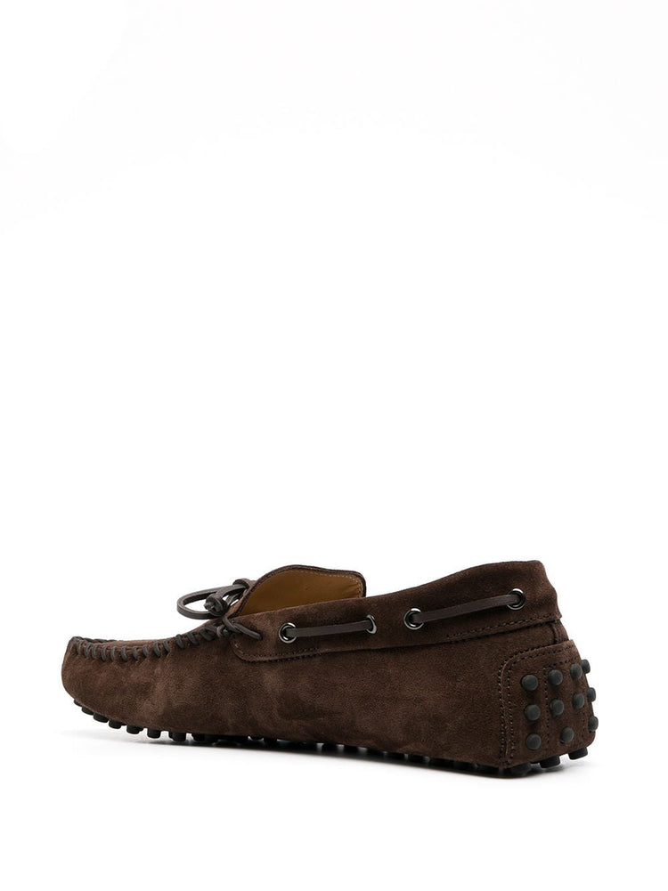 Brown Suede Alcalde Driving Loafers