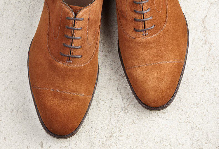 Tan Suede Ruxley Oxfords