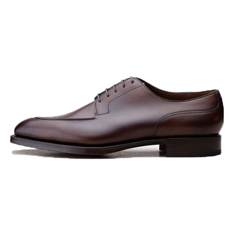 Brown Leather Hamlet Derby Shoes