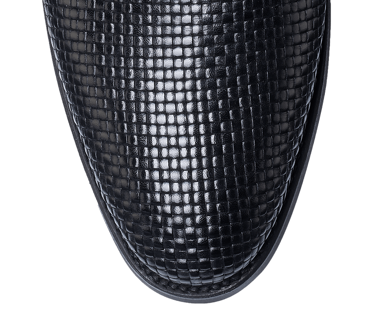 Black Leather Bexley Loafers