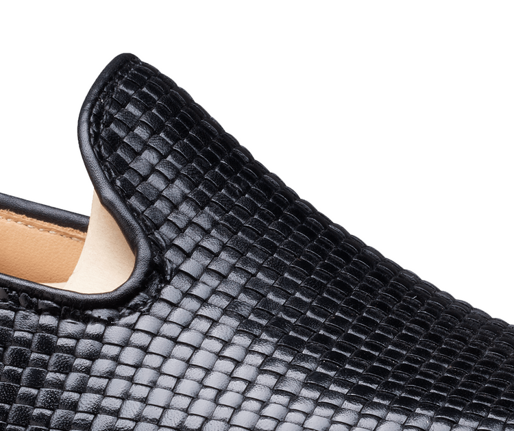 Black Leather Bexley Loafers